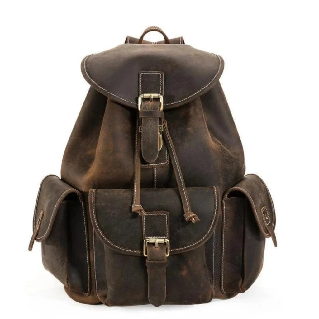 Carryon Genuine Leather Backpack front view