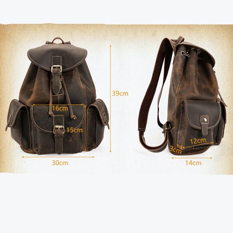Carryon Genuine Leather Backpack dimensions 