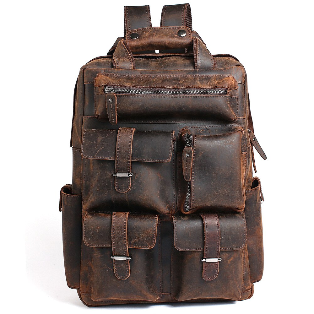 awesome leather backpacks for men Steel Horse Leather The Shelby Backpack