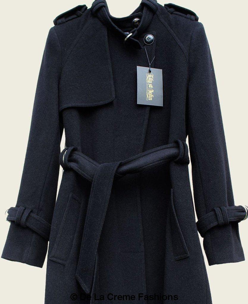 Women's Tailored Wool Trench Coat