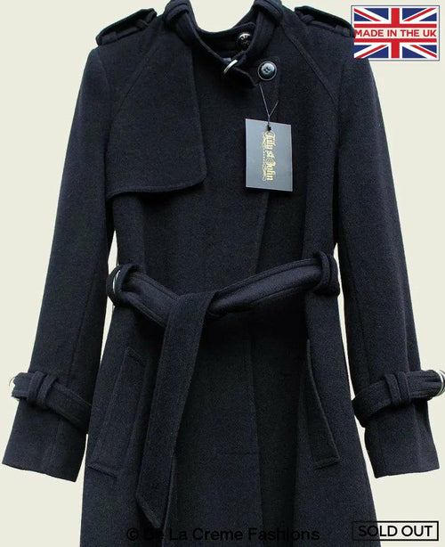 Women's Tailored Wool Trench Coat