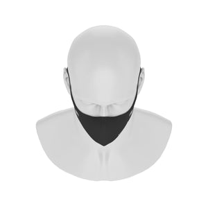 Picture of a Black Face Mask top view