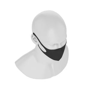 Picture of a Black Face Mask top side view