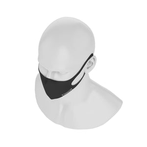 Picture of a Black Face Mask top side view