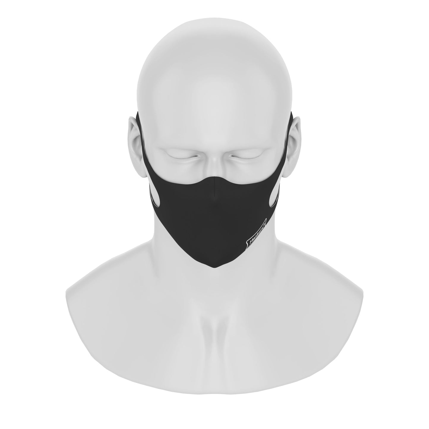 Picture of a Black Face Mask front view
