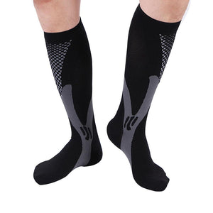 Picture of a Leg Support Stretch Compression Socks black