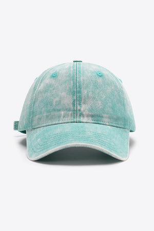 Denim Baseball Hat light blue front