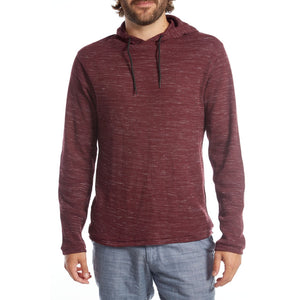 Picture of a Men's Red Waffle Knit Pullover Hoodie