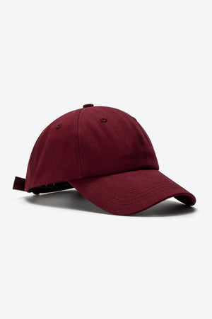 Cotton Baseball Hat red