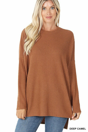 Picture of a Women's Oversized Waffle Knit Sweater
