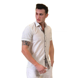 Picture of a Button Up Shirt in Off White side view