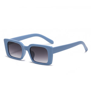Women's Vintage Animal Print Sunglasses blue