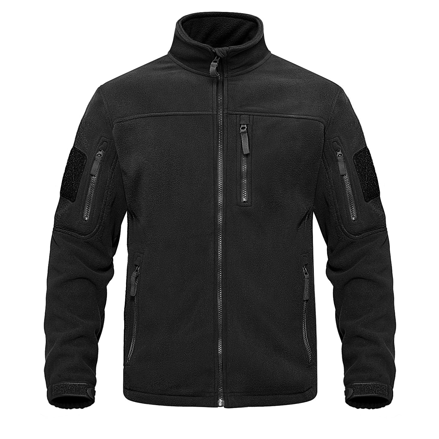 Men's Tactical Army Fleece Military Jacket black