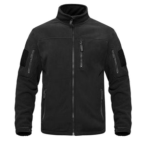 Men's Tactical Army Fleece Military Jacket black