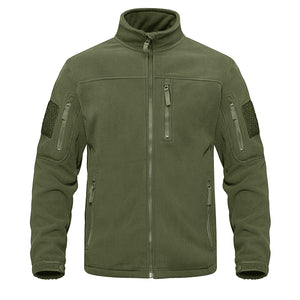 Men's Tactical Army Fleece Military Jacket in army green