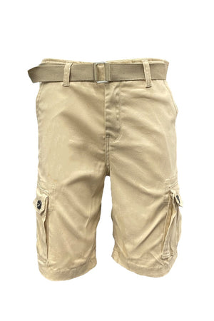 – Shorts Plain Included Belt Store Cargo Clothing Plain