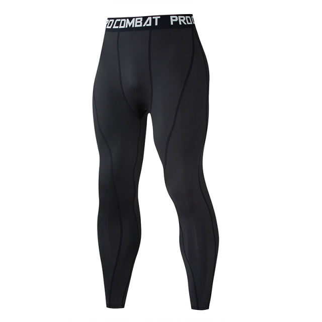 Picture of Men's Athletic Compression Pants in black