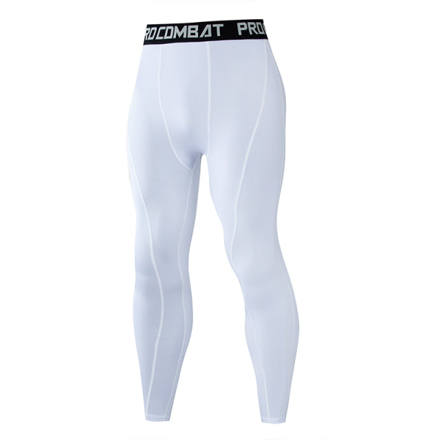 Picture of Men's Athletic Compression Pants in white