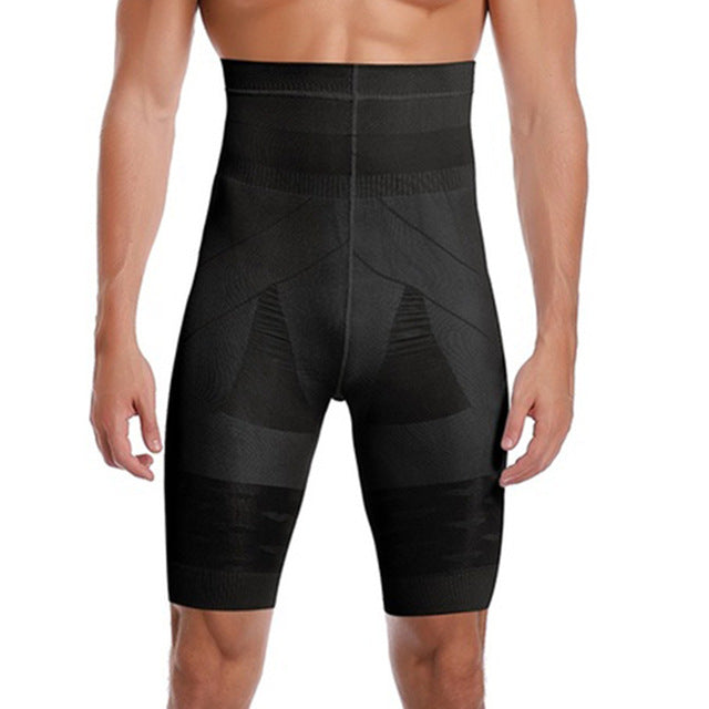 Men's Body Shaping and Weight Loss Compression Pants – Plain