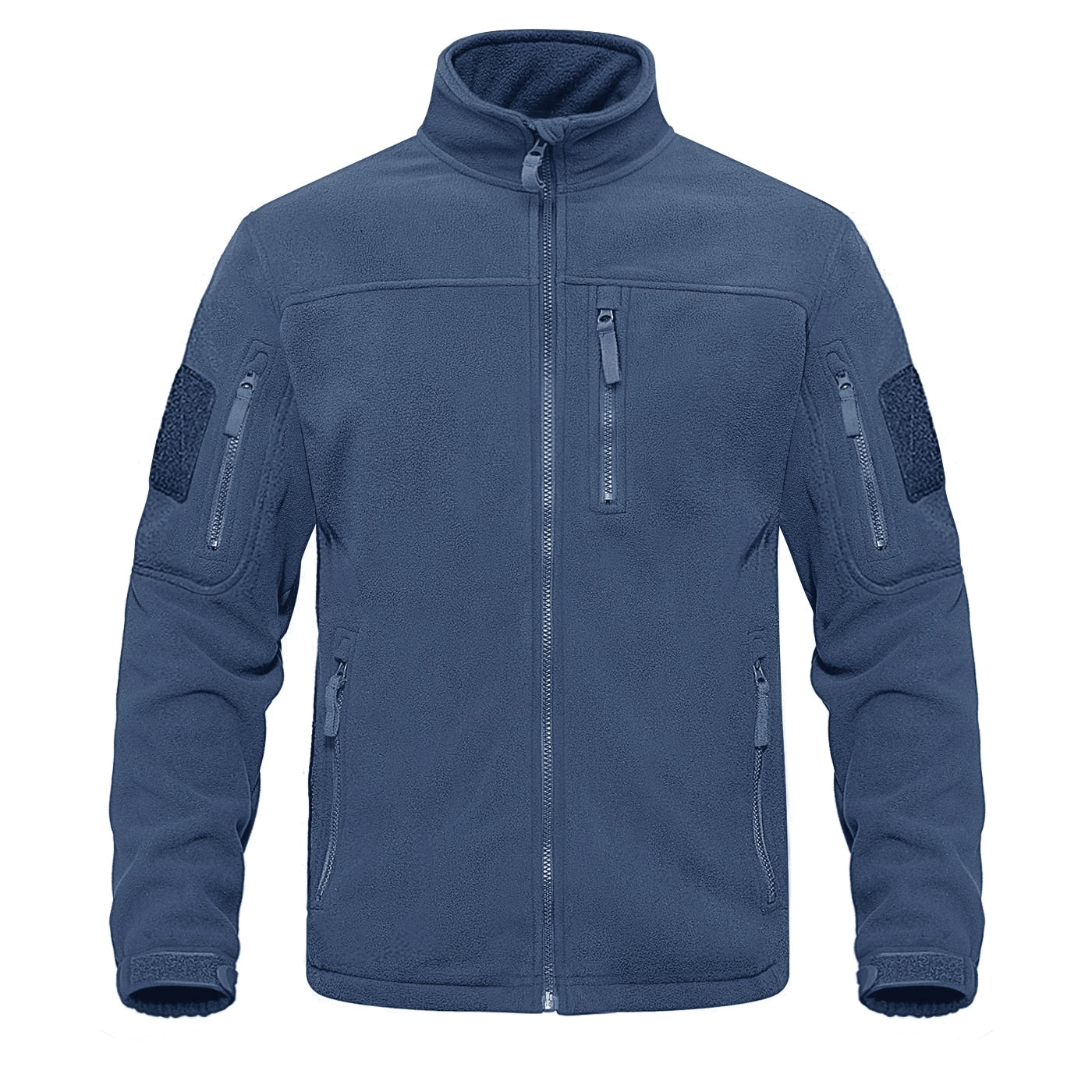 Men's Tactical Army Fleece Military Jacket blue