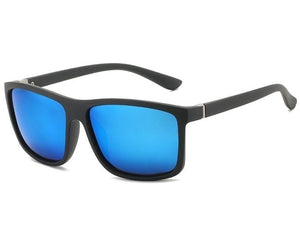 Polarized Plastic Sunglasses for Men and Women blue white black