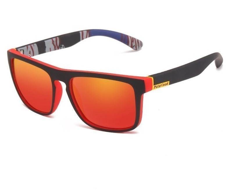 Polarized Plastic Sunglasses for Men and Women orange