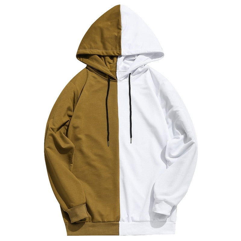 Pullover Half Color Hoodie – Plain Clothing Store