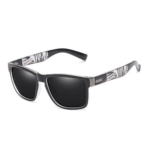 Polarized Plastic Sunglasses for Men and Women black and white