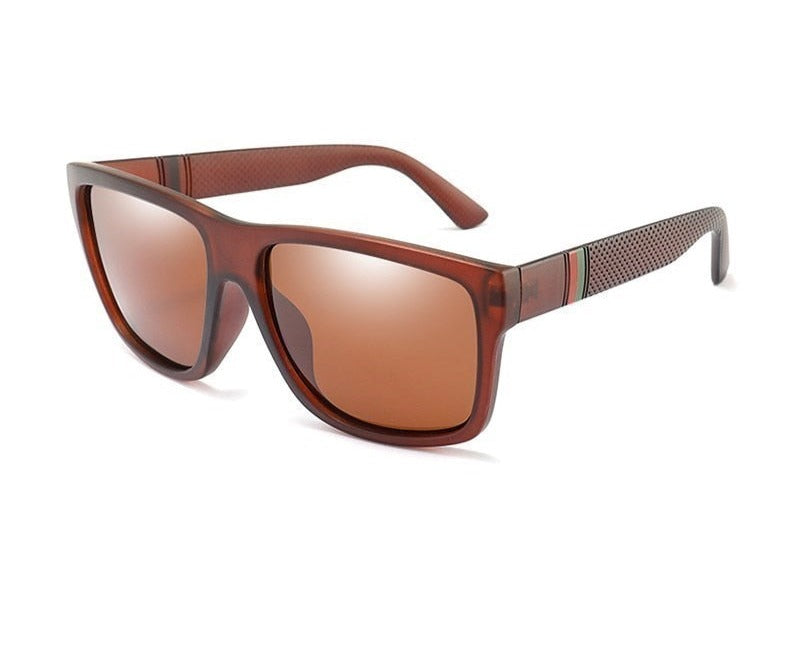 Polarized Plastic Sunglasses for Men and Women in maroon