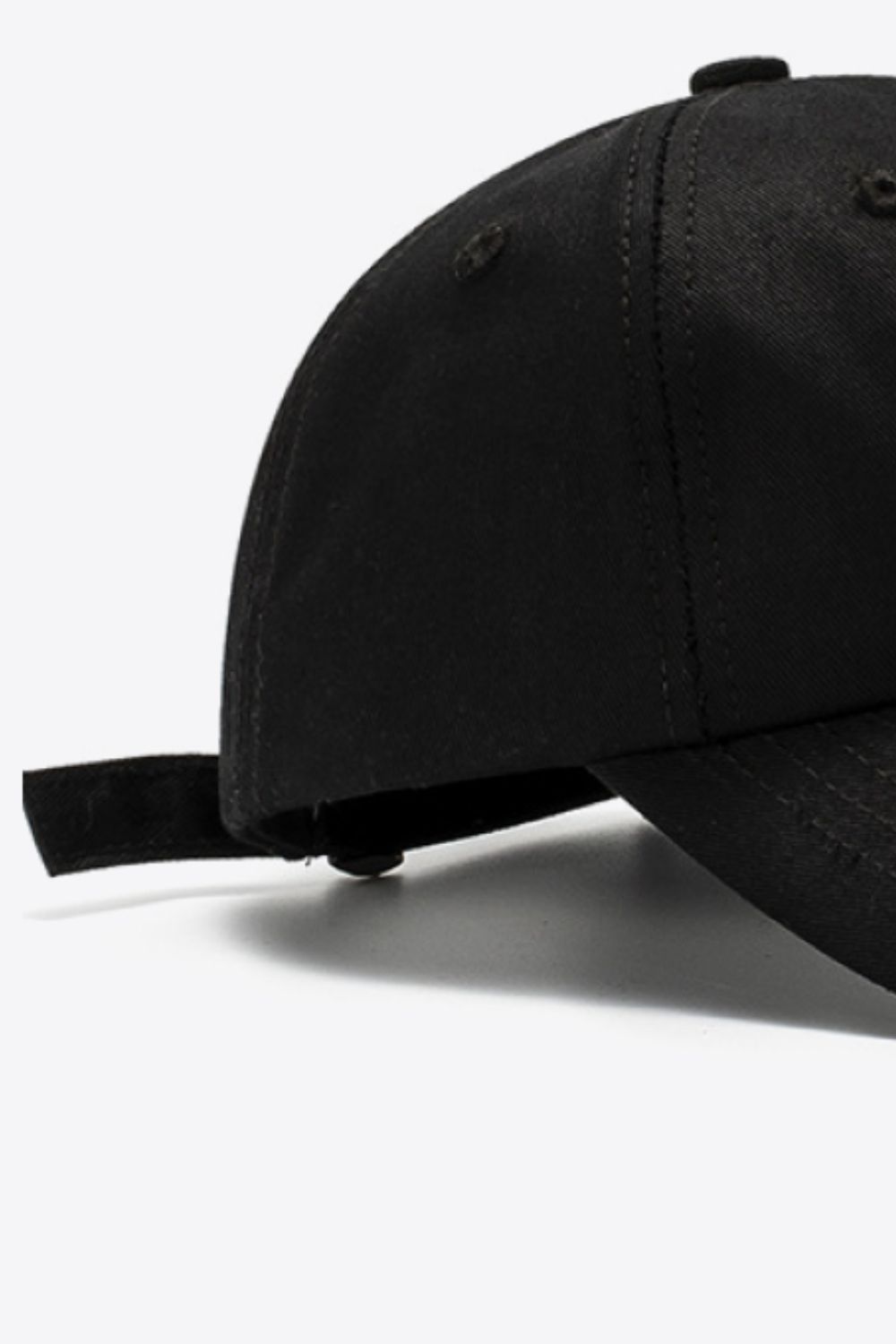 Cotton Baseball Hat black side view