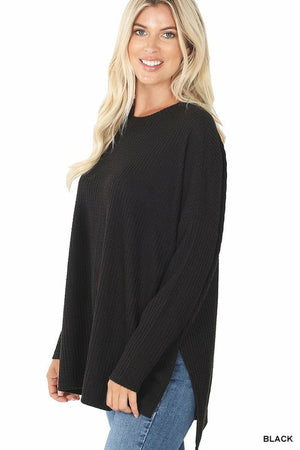 Picture of a Women's Oversized Waffle Knit Sweater