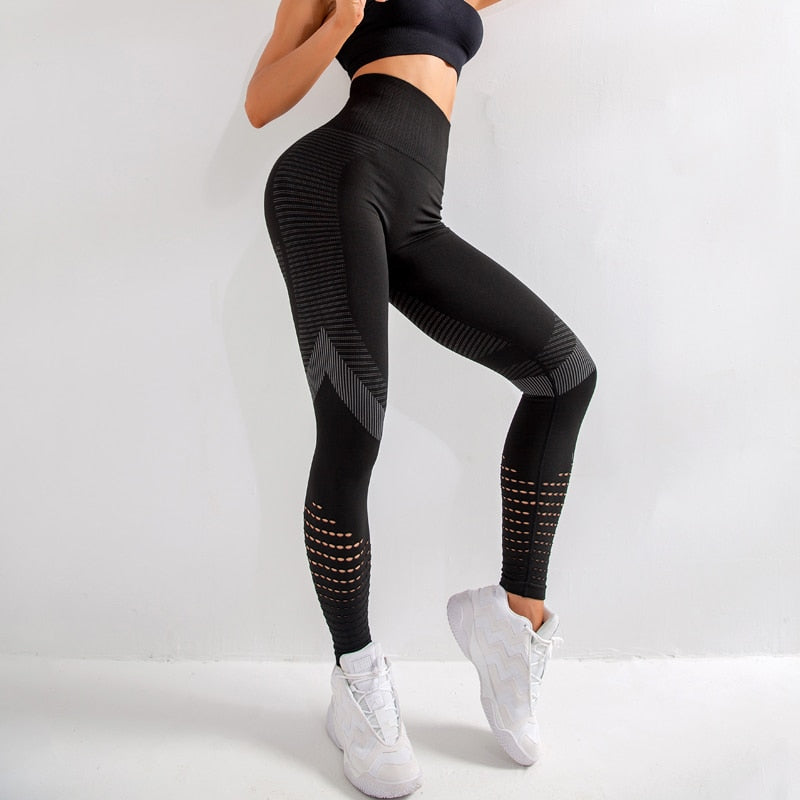 Picture of Women's Seamless Sport Yoga Pants black