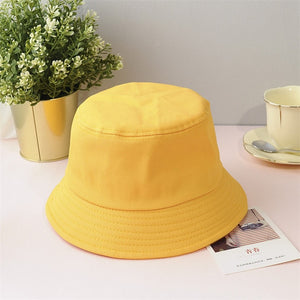 Picture of a Unisex Casually Formal Bucket Hat yellow