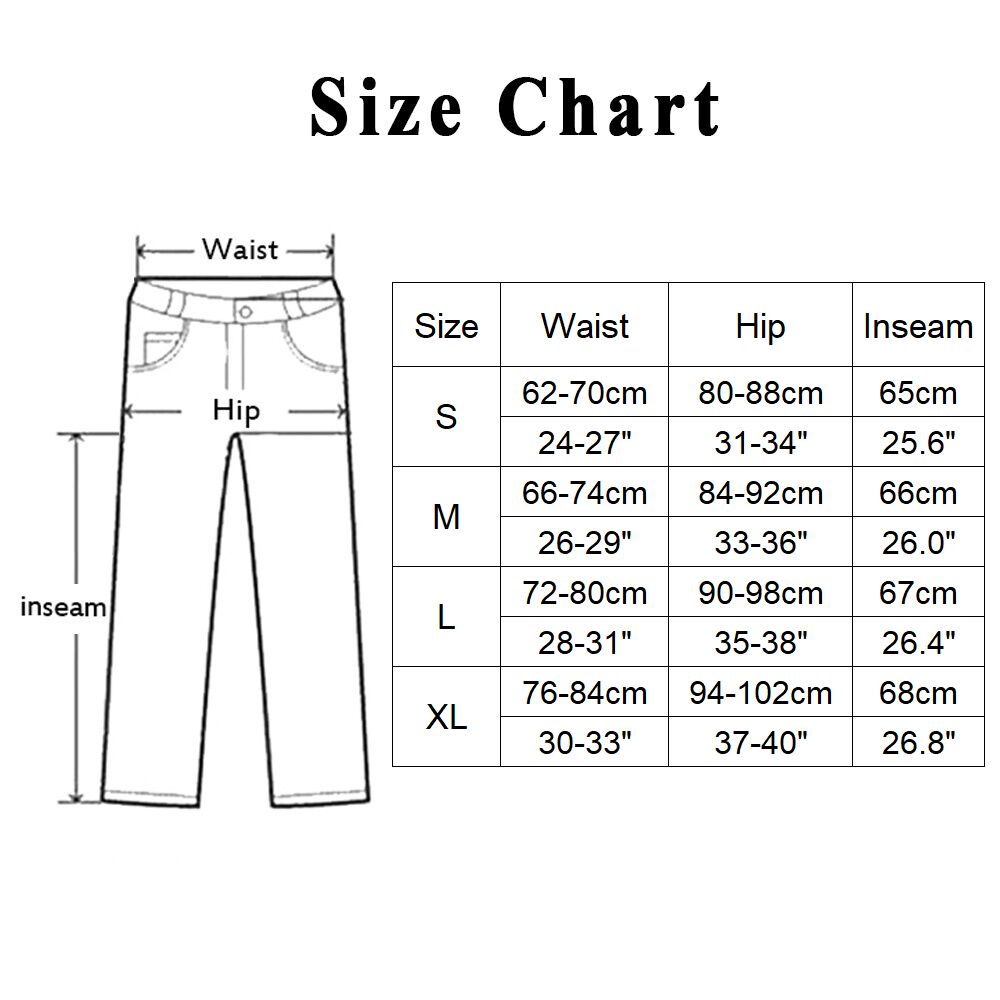 size chart image please call for a better description if using screen readers