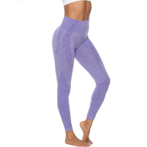 Picture of a Plain Women's Leggings for Fitness & Yoga purple