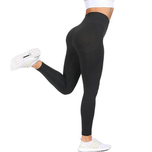 Picture of a Plain Women's Leggings for Fitness & Yoga black