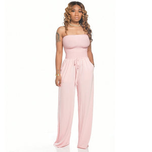 Casual Women's Strapless Jumpsuit with Pockets – Plain Clothing Store
