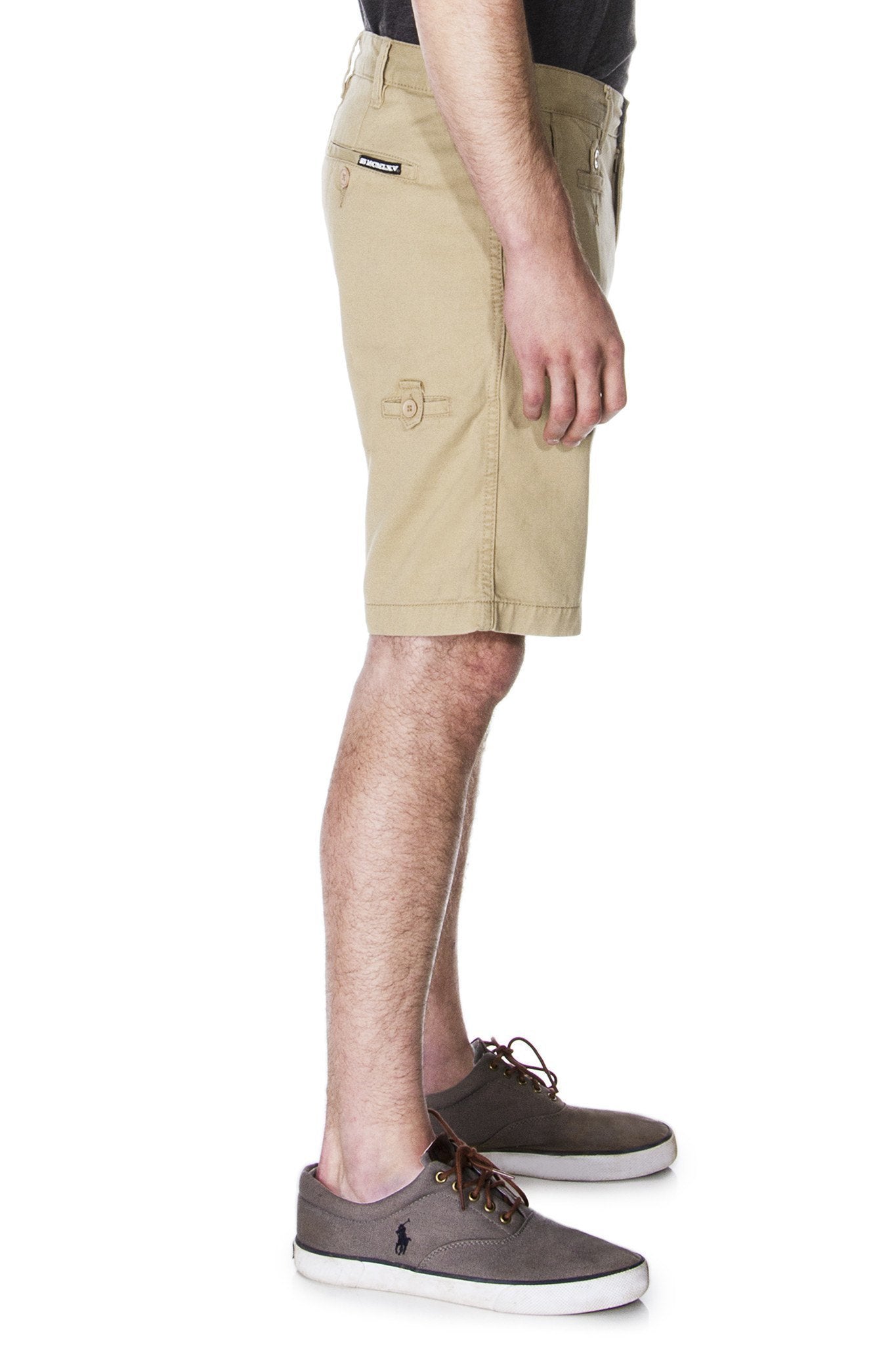 Men's Classic Khaki Chino Shorts side view