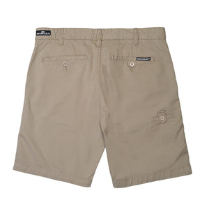 Men's Classic Khaki Chino Shorts product only back view